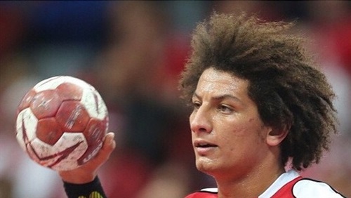 علي زين لاعب منتخب مصر لكرة اليد