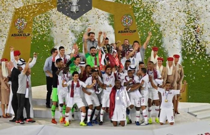 لاعبو منتخب قطر