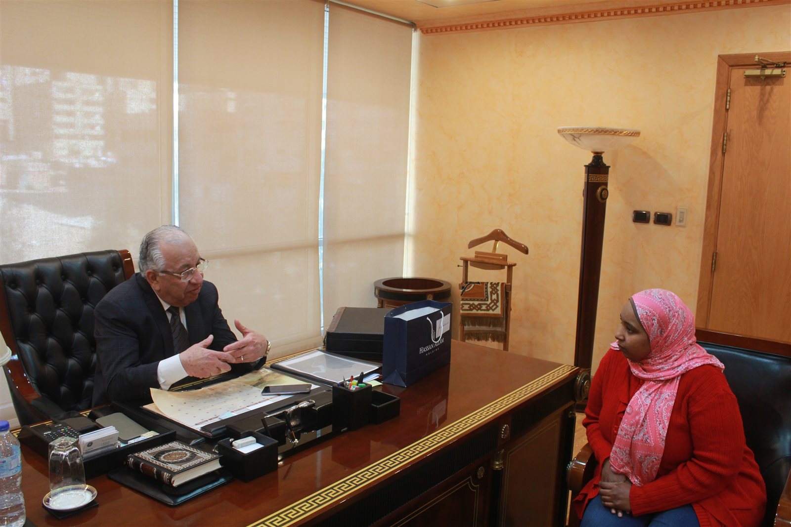  المهندس حسن عبدالعزيز رئيس الاتحاد المصري لمقاولى التشييد و