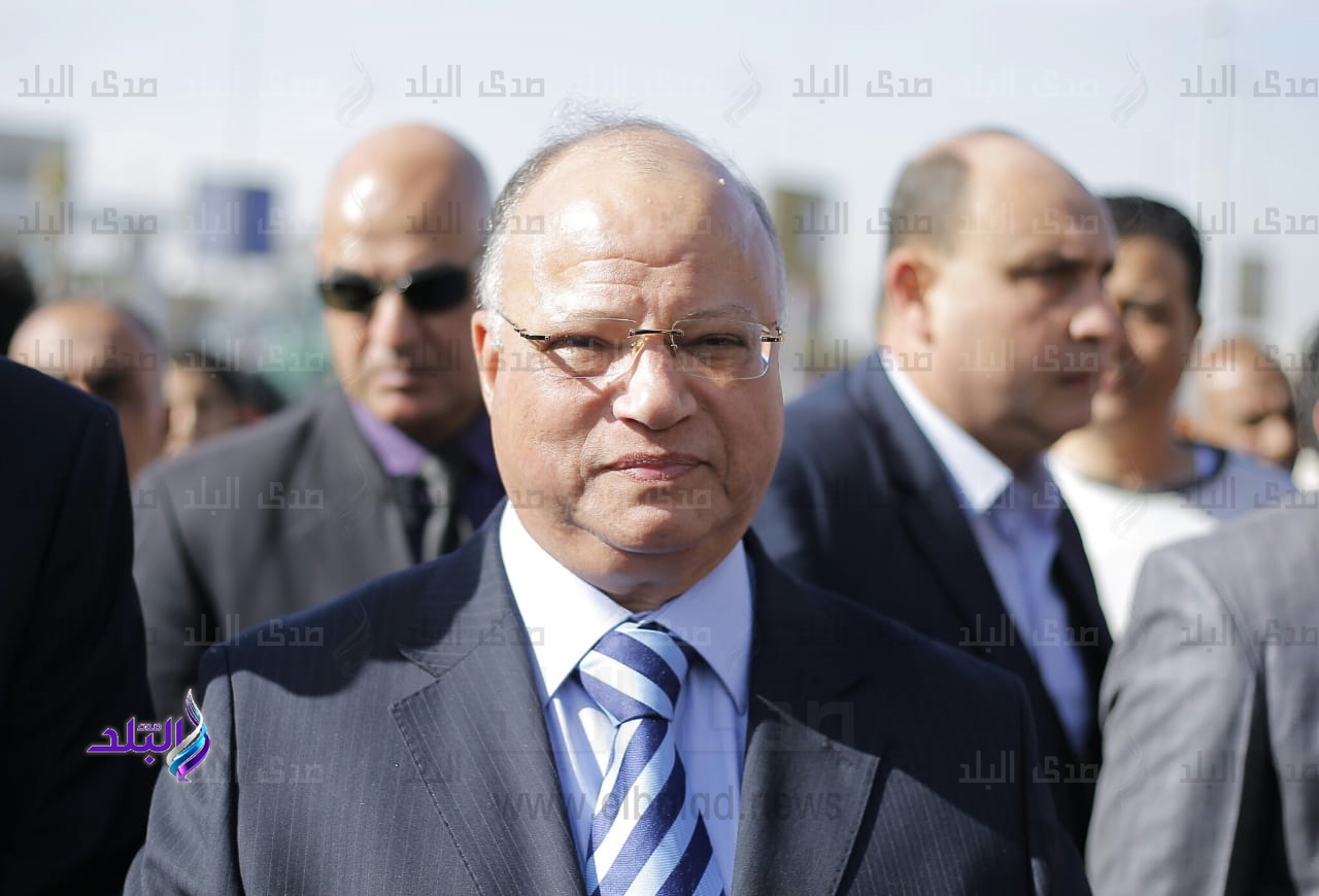 محافظ القاهرة خلال فعاليات الماراثون