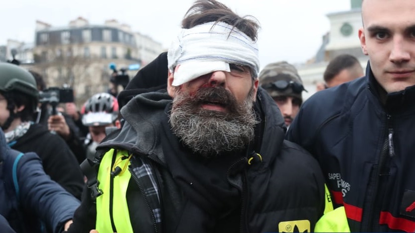 مظاهرات ضحايا عنف الشرطة الفرنسية 