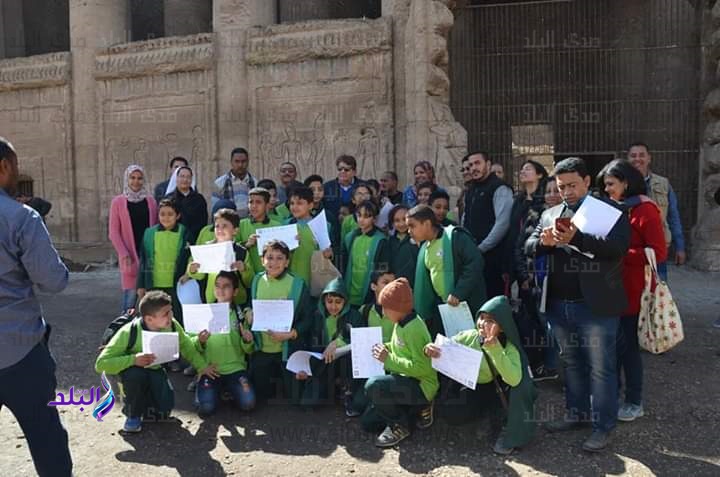 رحلات مدرسية لتوعية الوعى الاثري للطلاب بالاقصر