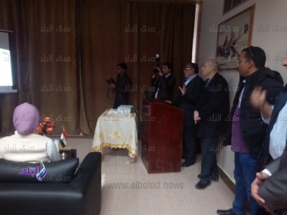 هاله السعيد تزور هضبة ابو طرطور وتتفقد منجم الفوسفات بالوادي