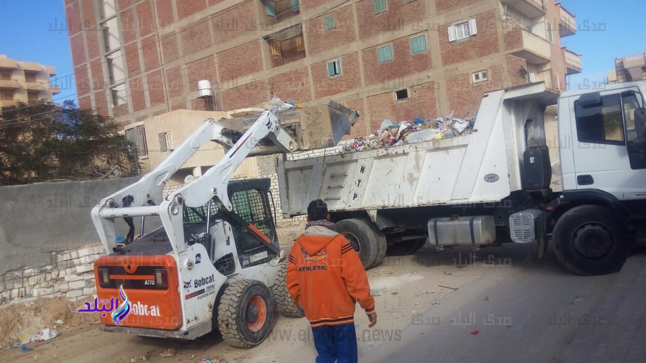 رفع 800 طن قمامة رفع 800 طن قمامة