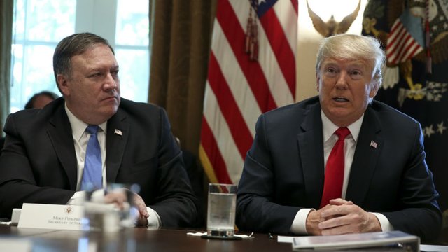 ترامب وبومبيو ترامب وبومبيو