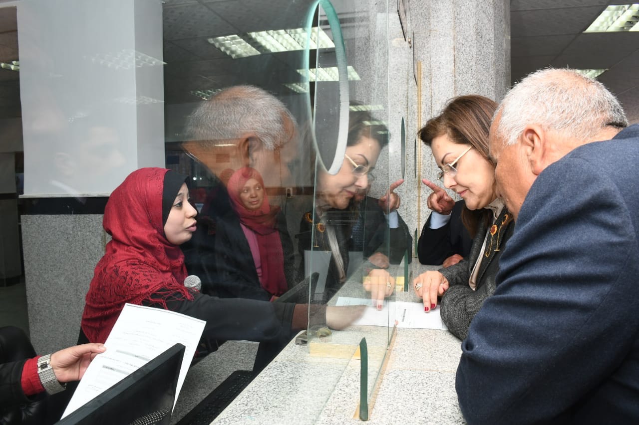 جانب من زيارة وزيرة التخطيط للوادي الجديد