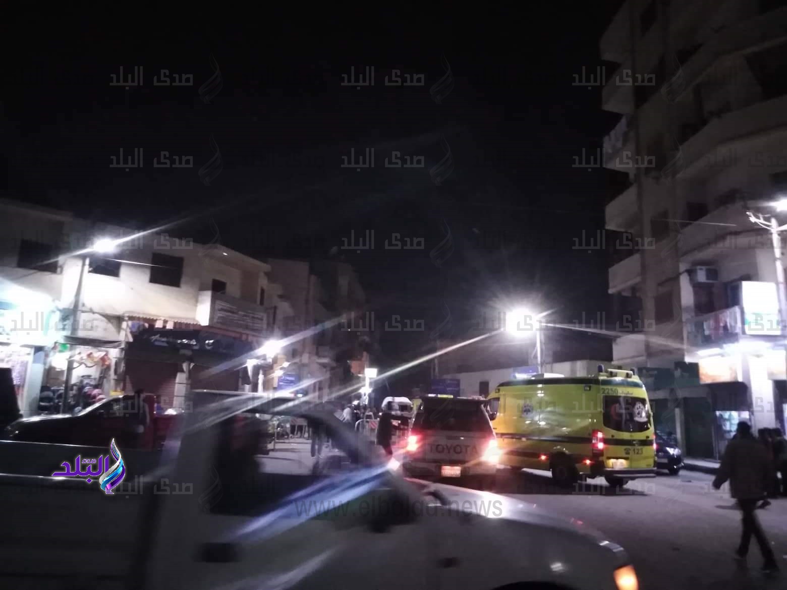  انهيار عقار مهجور بالاقصر