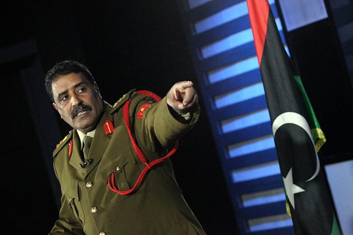 العميد أحمد المسماري، المتحدث بأسم الجيش الليبي العميد أحمد المسماري، المتحدث بأسم الجيش الليبي