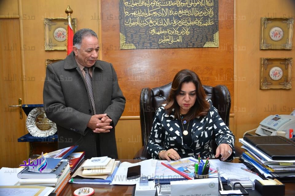 الدكتورة منال عوض محافظ دمياط،