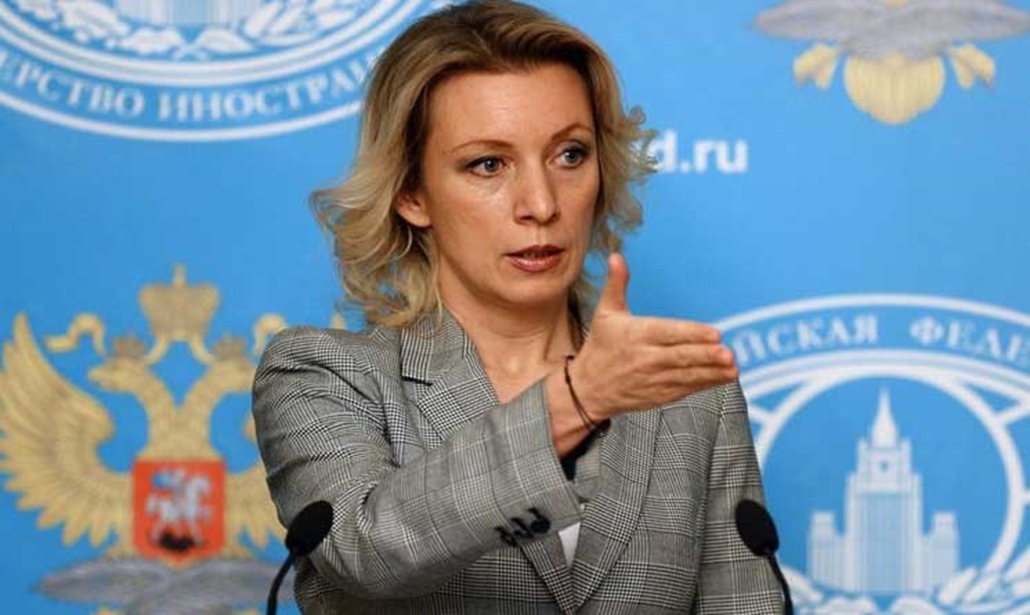 متحدثة الخارجية الروسية ماريا زاخاروفا