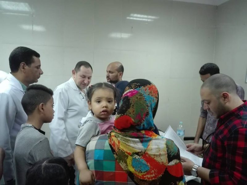 انطلاق أعمال القافلة الطبية لعلاج الشفة الارنبية بالأقصر