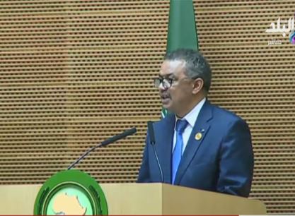 تيدروس أدهانون، المدير العام لمنظمة الصحة العالمية