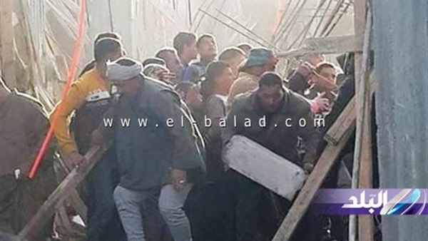 انهيار سقف مسجد بعزبة البسيونى بالمنصورة واصابة 3 اشخاص انهيار سقف مسجد بعزبة البسيونى بالمنصورة واصابة 3 اشخاص