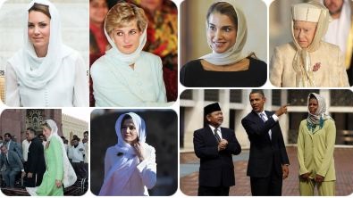 ملكات العالم بالحجاب