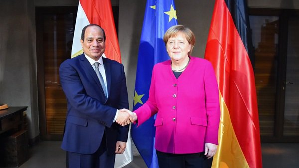 الرئيس السيسى والمستشارة ميركل