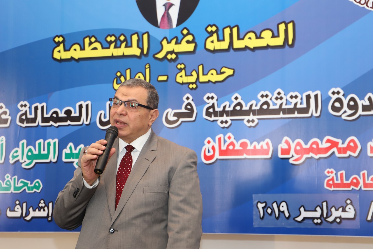 وزير القوى العاملة محمد سعفان وزير القوى العاملة محمد سعفان