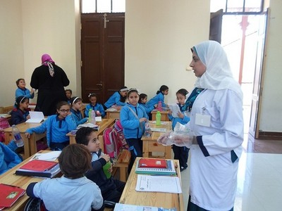 حملة التطعيم بالمدارس