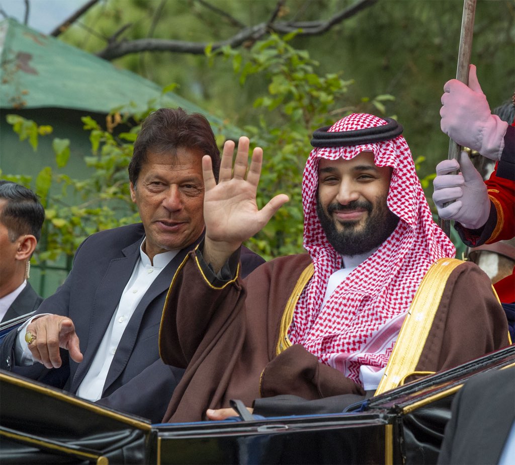 ولي العهد السعودي مع رئيس وزراء باكستان ولي العهد السعودي مع رئيس وزراء باكستان