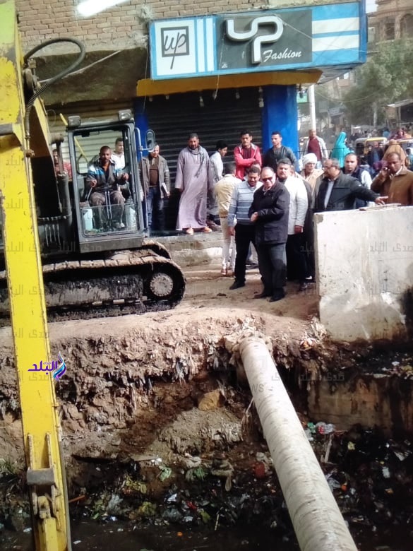 تطهير 521 كم طولي بأبحر وترع الفيوم