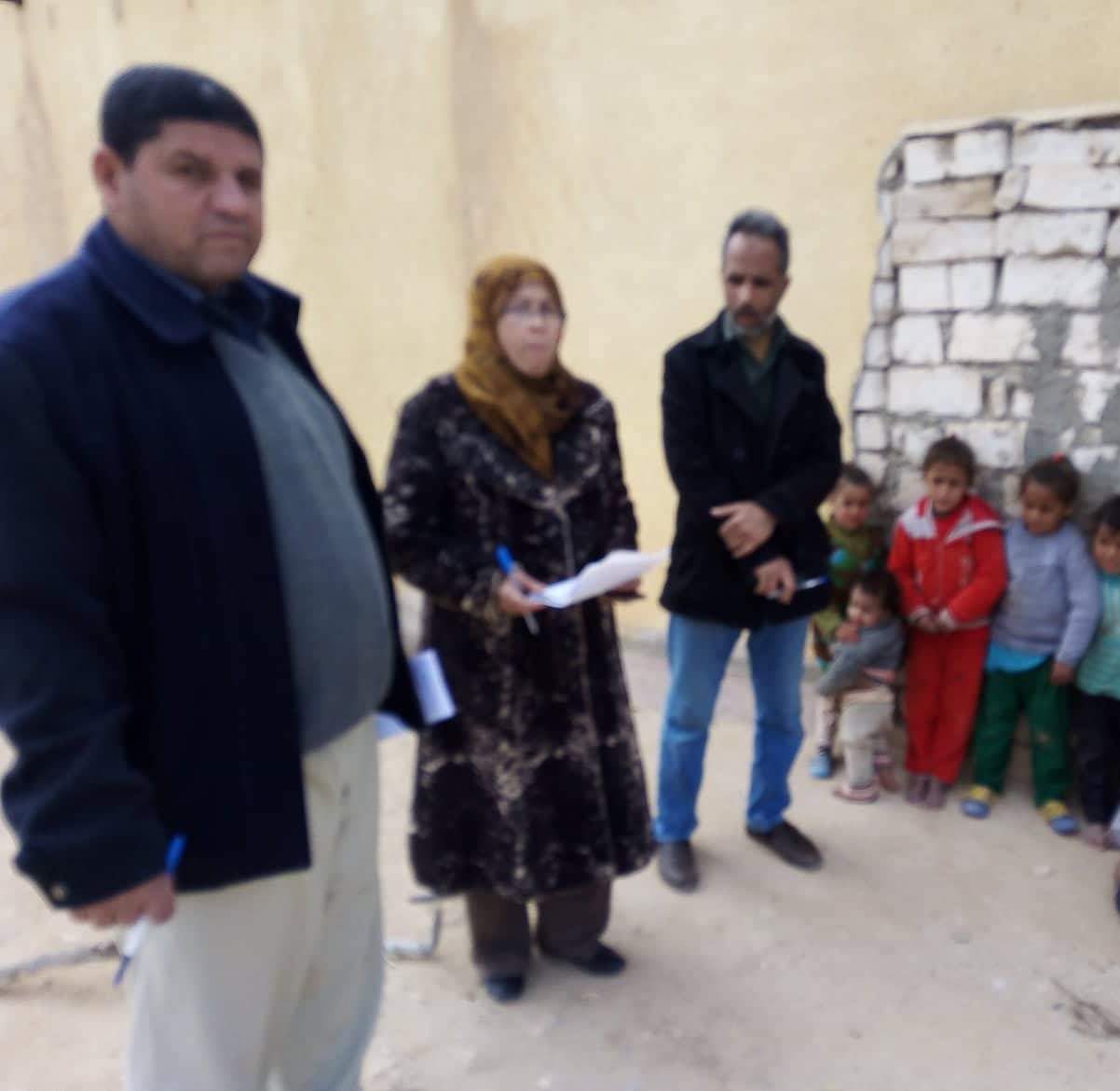 22 معاينة لانشاء ابار بتجمعات قرية أطنوح بمطروح