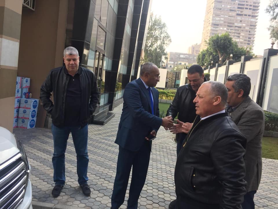 رئيس الكاف يزور اتحاد الكرة رئيس الكاف يزور اتحاد الكرة