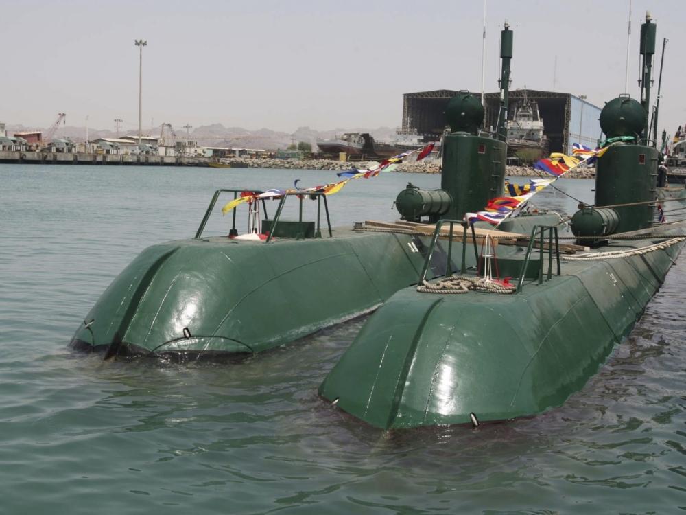 غواصات إيرانية - صورة أرشيفية غواصات إيرانية - صورة أرشيفية