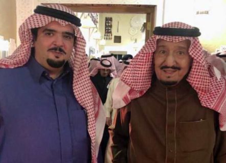 عبد العزيز بن فهد مع الملك سلمان عبد العزيز بن فهد مع الملك سلمان