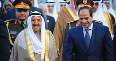 الرئيس السيسي وأمير الكويت - صورة أرشيفية  الرئيس السيسي وأمير الكويت - صورة أرشيفية