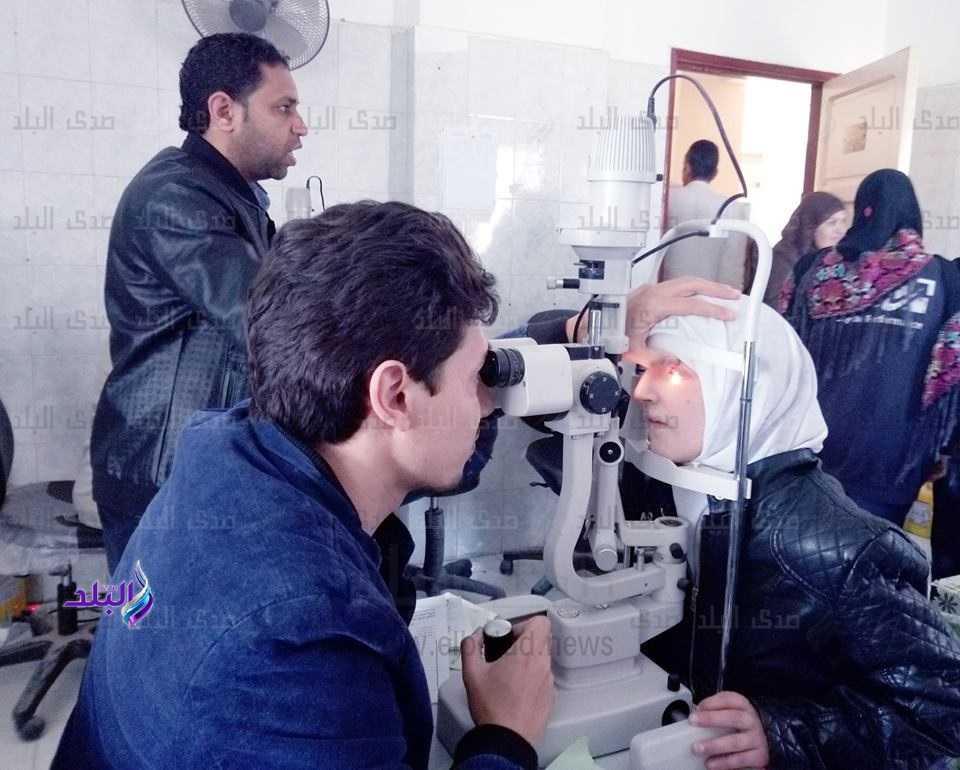 قافلة طبية للكشف علي عيون طلبة مدارس التربية الفكرية بالعريش