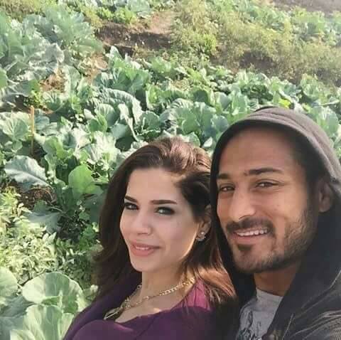 وليد سليمان وزوجته