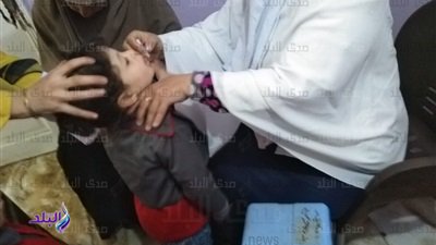 تطعيم 390 ألف و682 طفل في اليوم الاول لحملة شلل الاطفال 