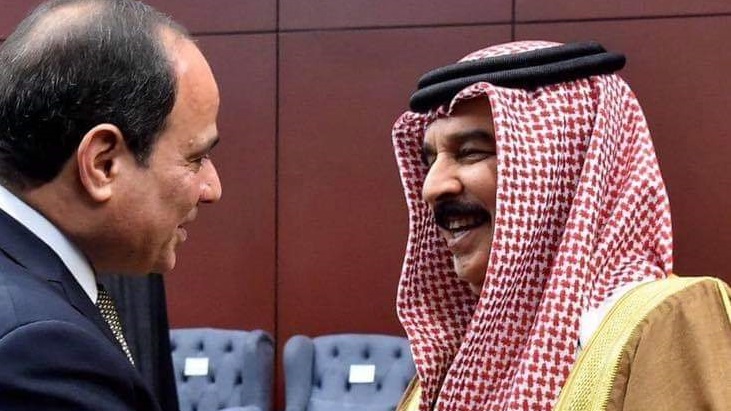 الرئيس السيسي مع ملك البحرين الرئيس السيسي مع ملك البحرين