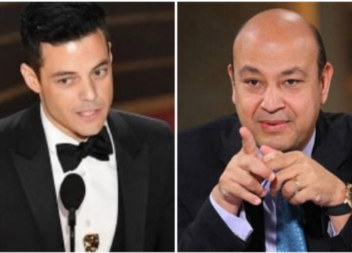 عمرو أديب رامى مالك 
