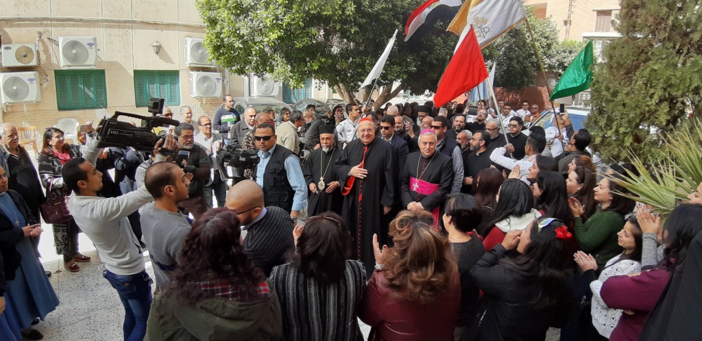 وصول وفد الفاتيكان لأسيوط للمشاركة في وضع حجر أساس كتدرائية 