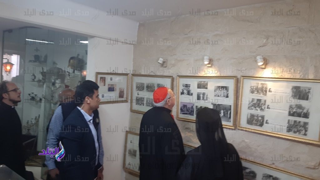 وفد الفاتيكان يتفقد مزار الاباء بمطرانية الكاثوليك بأسيوط