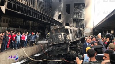 حادث حريق محطة مصر