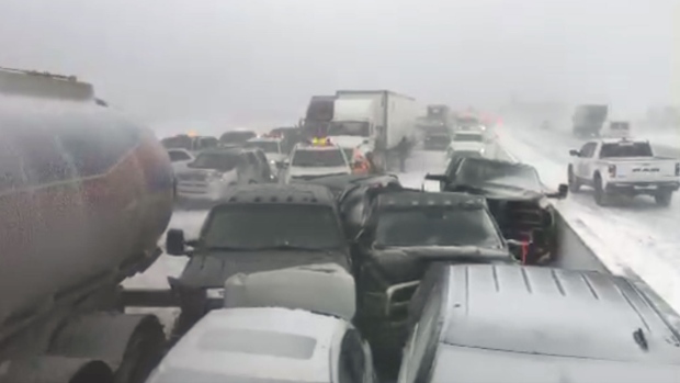 حادث تصادم في كندا