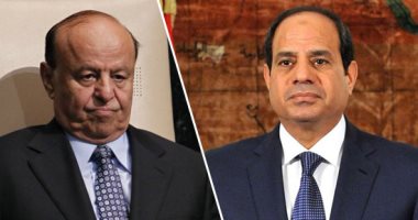 الرئيس السيسي والرئيس اليمني الرئيس السيسي والرئيس اليمني