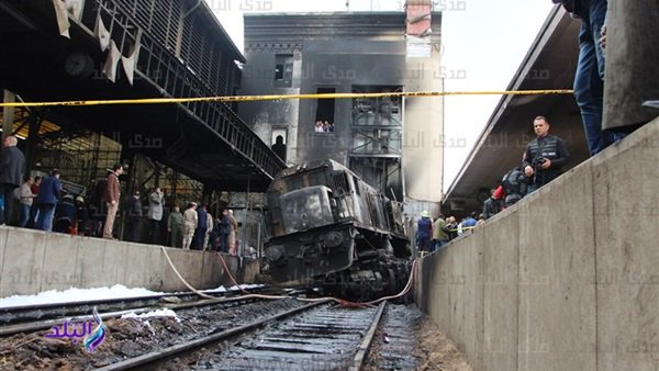 حادث قطار محطة مصر