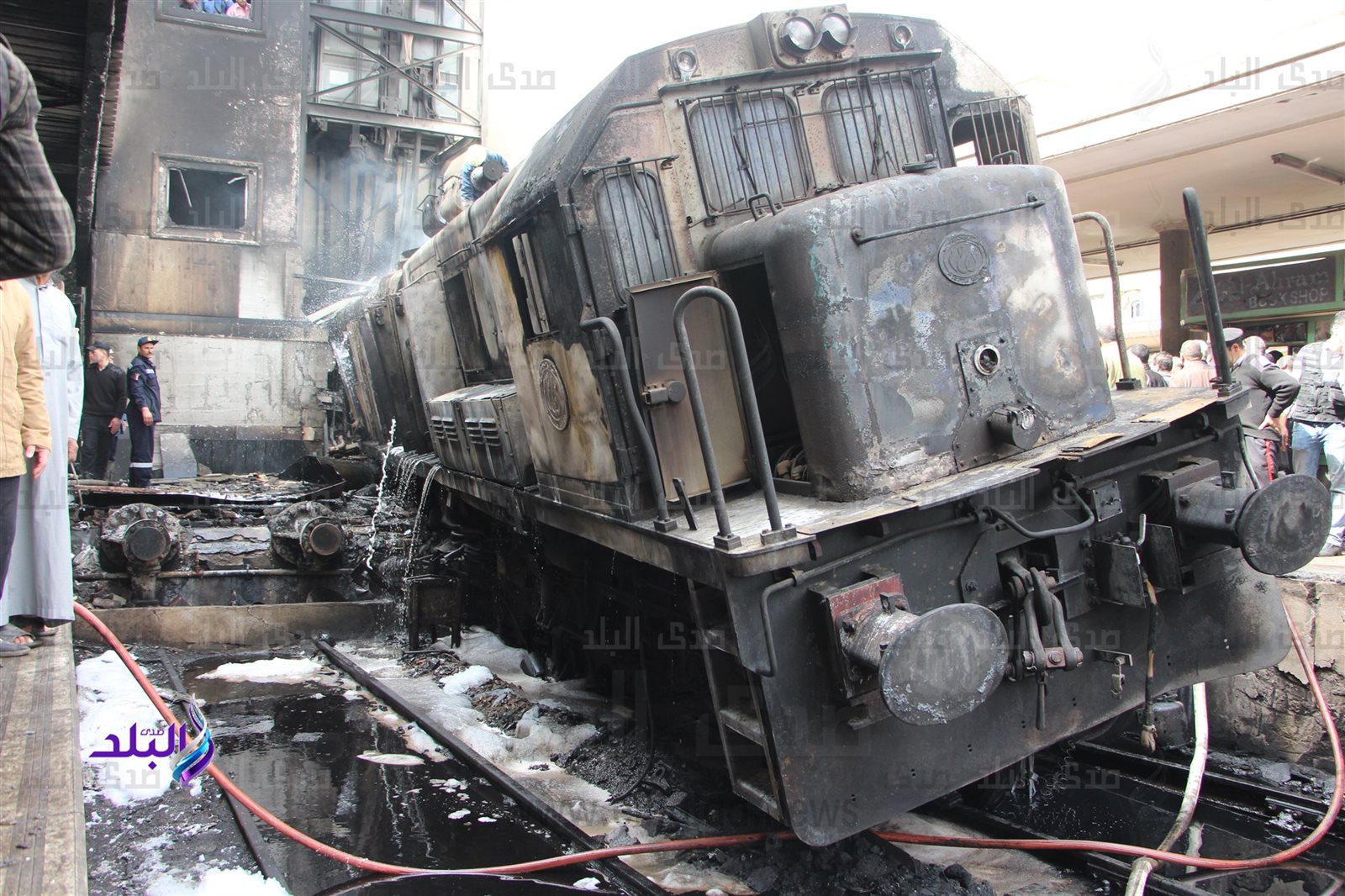 حادث قطار محطة مصر