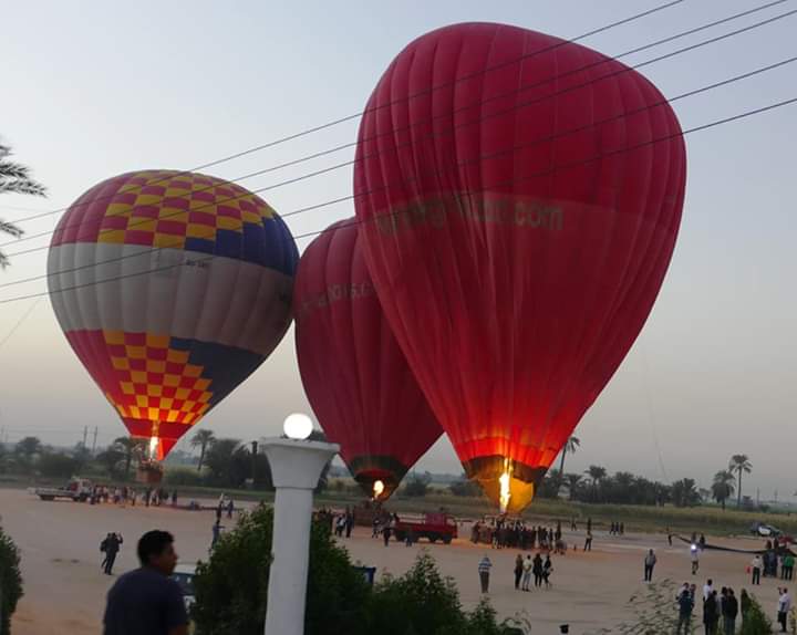 علي متنها 550 سائح ... اقلاع 29 رحلة بالون بالاقصر