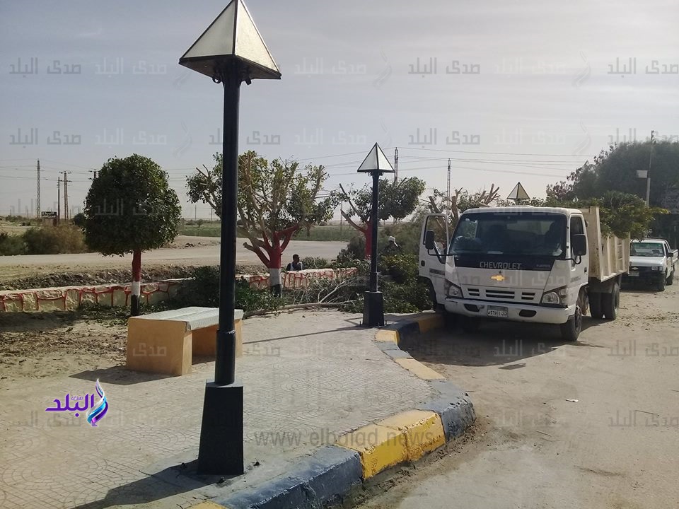 . استمرار أعمال التطوير والتجميل بمركز يوسف الصديق بالفيوم 