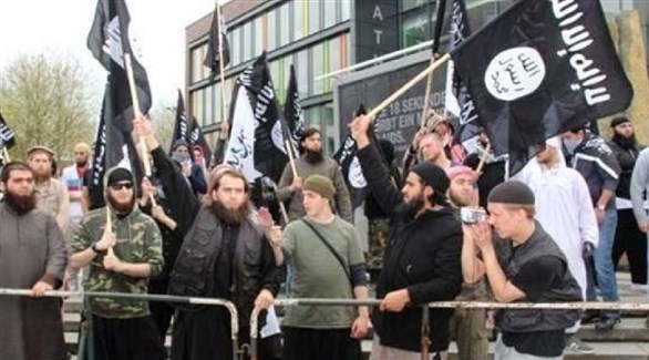 أفراد في تنظيم داعش الإرهابي 