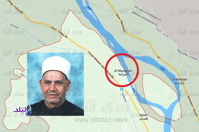 خريطة المراغة والشيخ أحمد عبد اللطيف