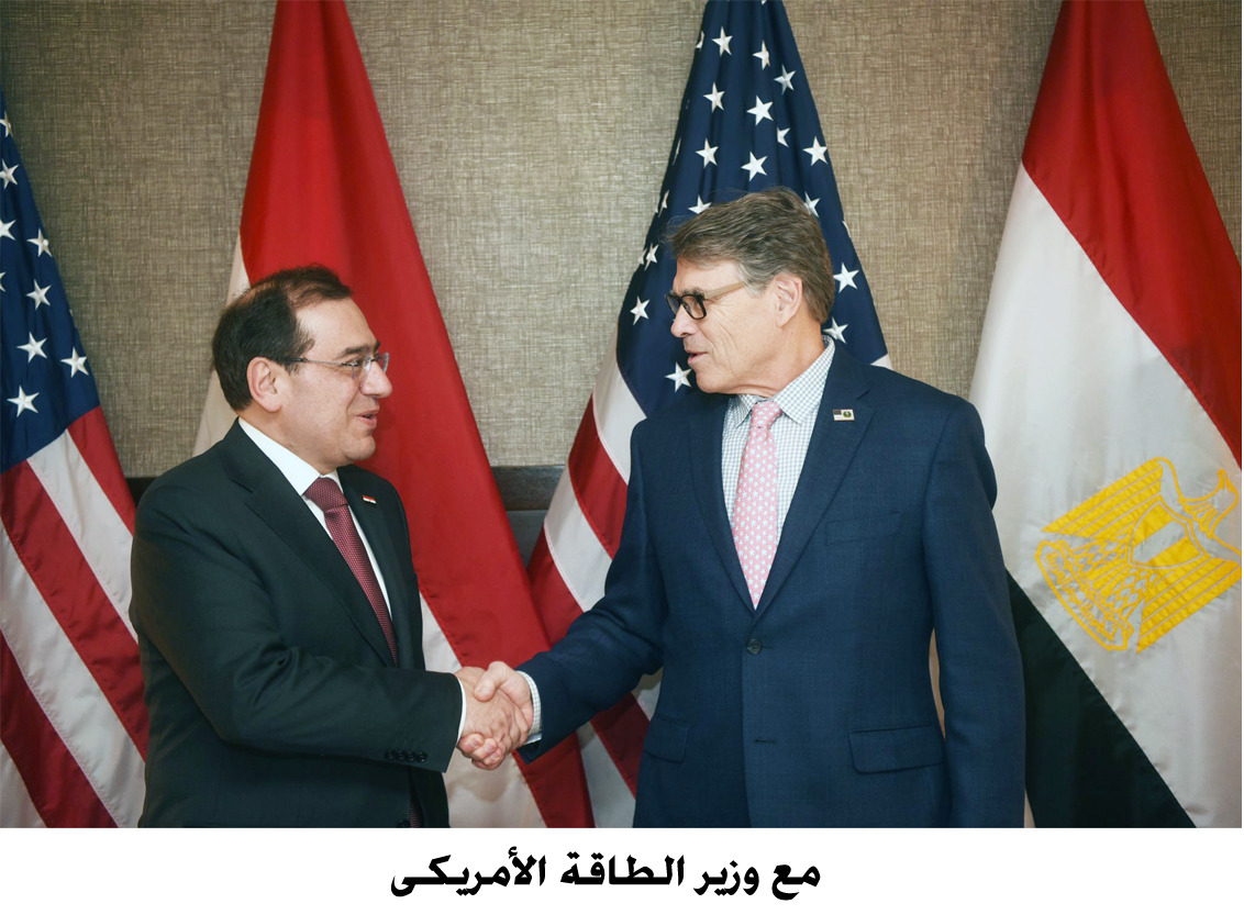طارق الملا يلتقي وزير الطاقة الأمريكي