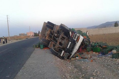 انقلاب شاحنة