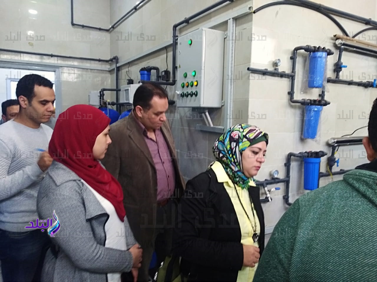 الصحة تعاين وحدة غسيل سنهور الصحة تعاين وحدة غسيل سنهور