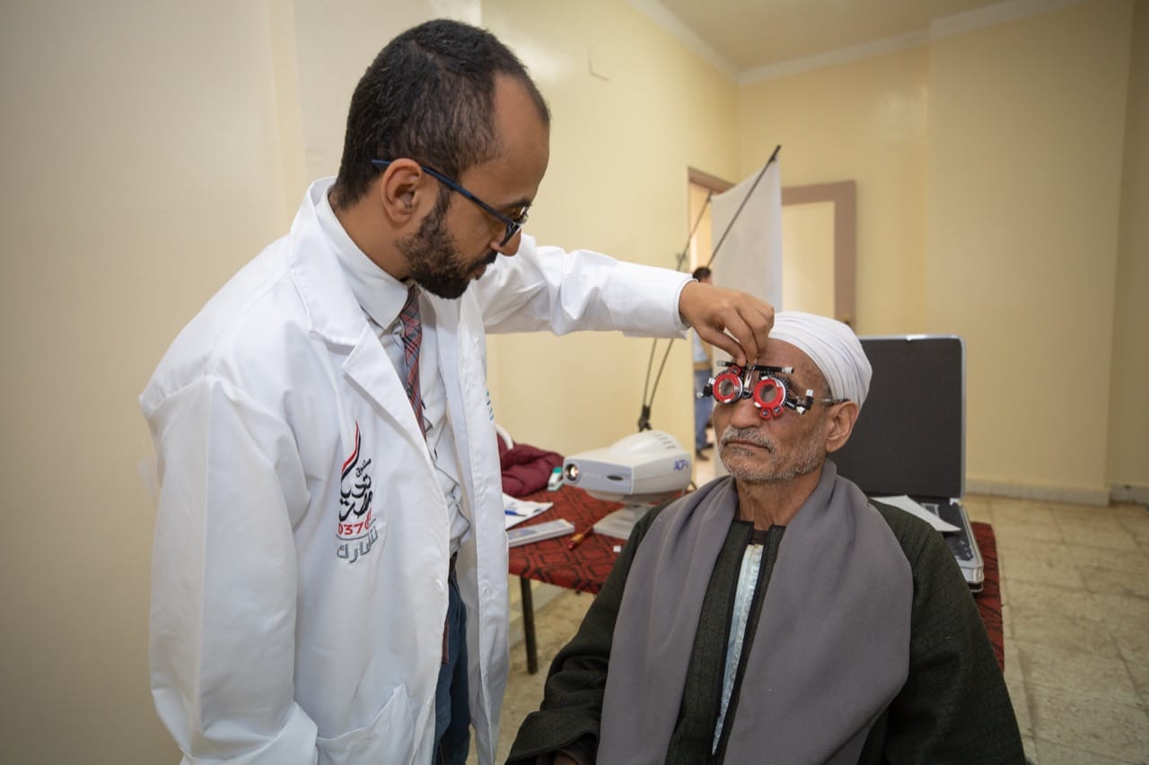 صورة من قافلة مبادرة نور حياة 