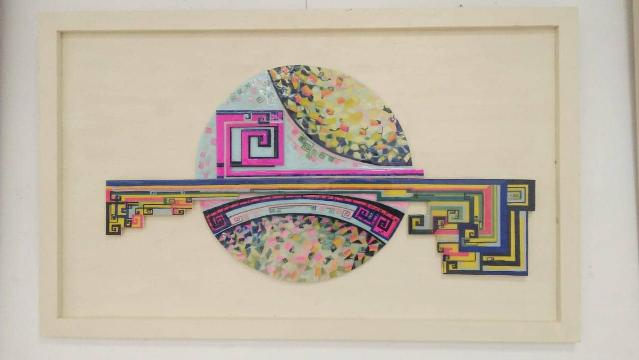 لوحة من معرض حديث الاحجار