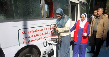 فحص 6254 مواطن خلال يوم بالوادي الجديد ضمن 100 مليون صحة